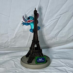 Disney Stitch Eiffel Tower Figurine Epcot France